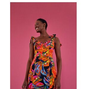 FARM Rio Rainbow Bananas Mini Dress